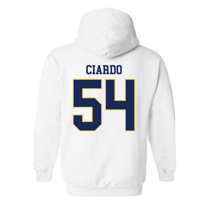 Marquette - NCAA Men's Basketball : Jake Ciardo - Replica Shersey Hooded Sweatshirt