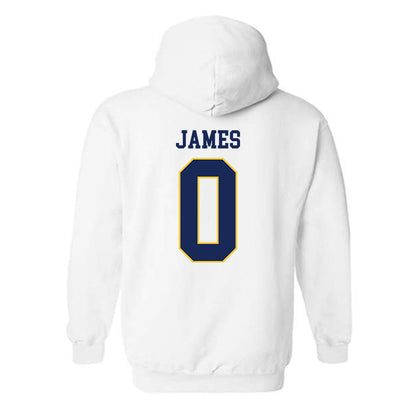 Marquette - NCAA Men's Basketball : Nigel James - Replica Shersey Hooded Sweatshirt-1