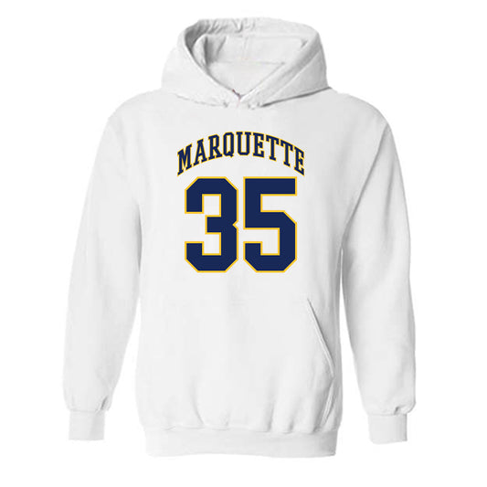 Marquette - NCAA Men's Basketball : Michael Phillips II - Replica Shersey Hooded Sweatshirt-0