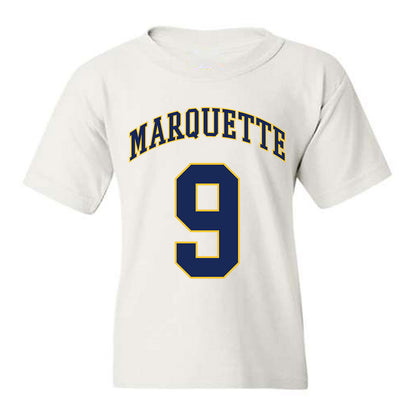Marquette - NCAA Men's Basketball : Damarius Owens - Replica Shersey Youth T-Shirt-0