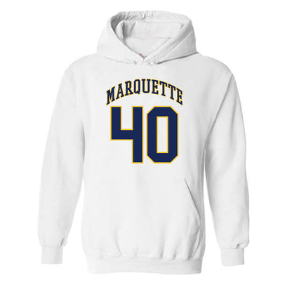 Marquette - NCAA Men's Basketball : Casey O'Malley - Replica Shersey Hooded Sweatshirt