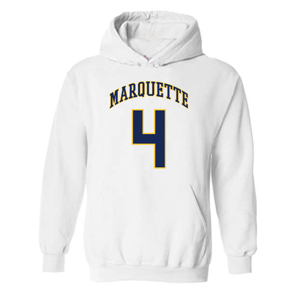 Marquette - NCAA Men's Basketball : Stephen Stevie Mitchell - Replica Shersey Hooded Sweatshirt