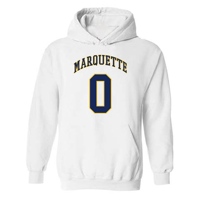 Marquette - NCAA Men's Basketball : Nigel James - Replica Shersey Hooded Sweatshirt-0