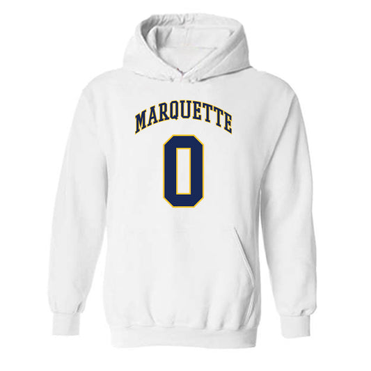 Marquette - NCAA Men's Basketball : Nigel James - Replica Shersey Hooded Sweatshirt-0