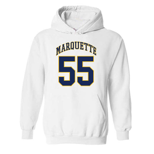 Marquette - NCAA Men's Basketball : Cameron Brown - Replica Shersey Hooded Sweatshirt