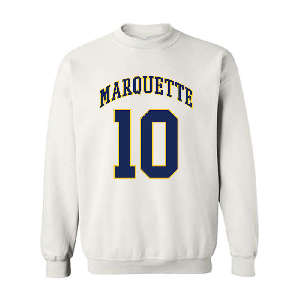 Marquette - NCAA Men's Basketball : Adrien Stevens - Replica Shersey Crewneck Sweatshirt-0