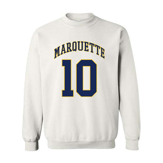 Marquette - NCAA Men's Basketball : Adrien Stevens - Replica Shersey Crewneck Sweatshirt-0