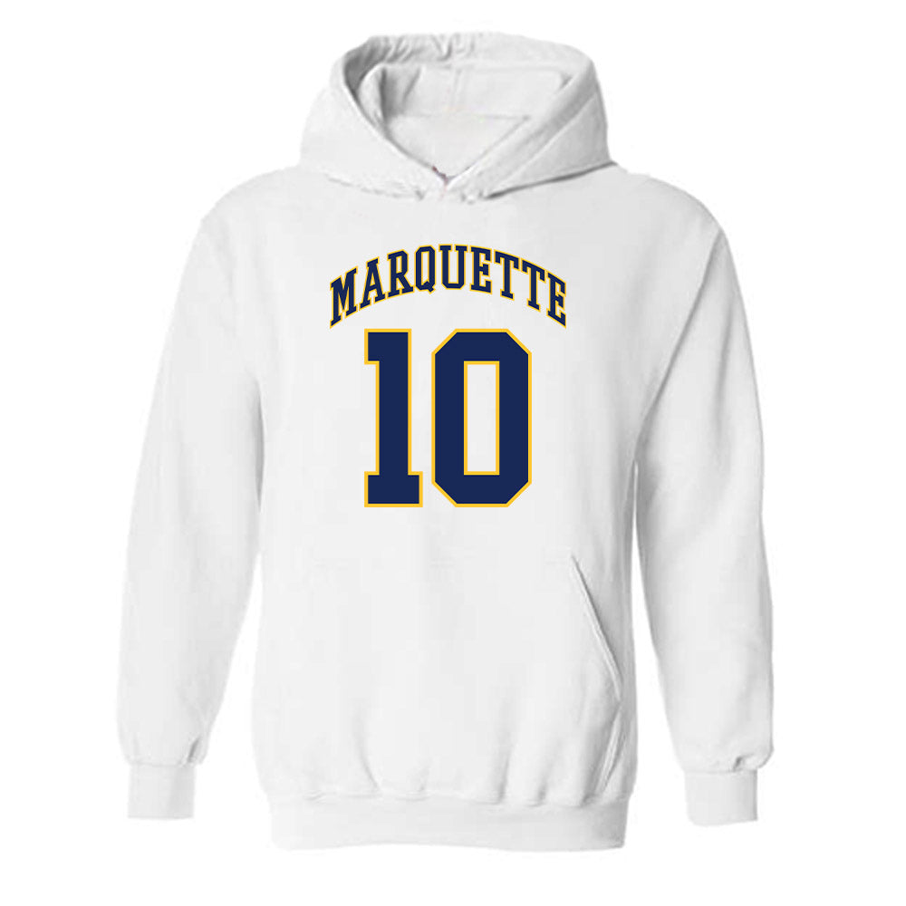Marquette - NCAA Men's Basketball : Adrien Stevens - Replica Shersey Hooded Sweatshirt-0