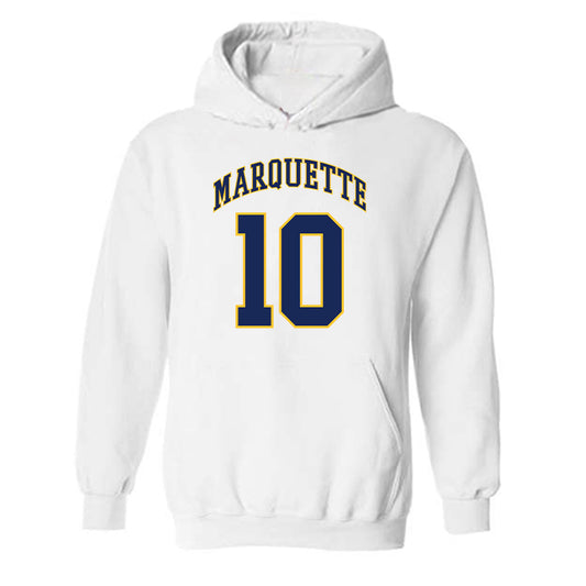 Marquette - NCAA Men's Basketball : Adrien Stevens - Replica Shersey Hooded Sweatshirt-0