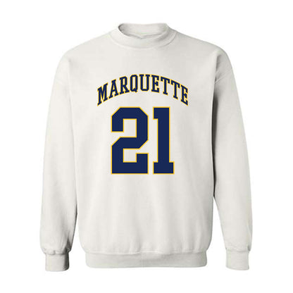 Marquette - NCAA Men's Basketball : Ian Miletic - Replica Shersey Crewneck Sweatshirt-0