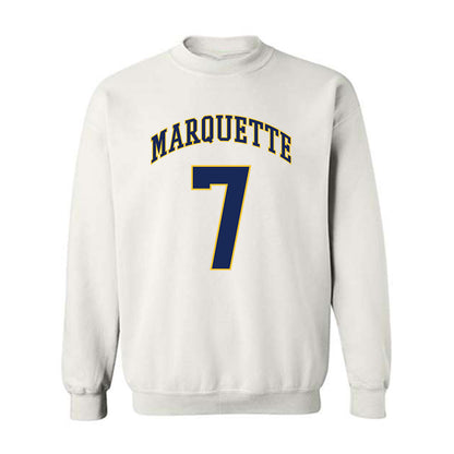 Marquette - NCAA Men's Basketball : Zaide Lowery - Replica Shersey Crewneck Sweatshirt-0