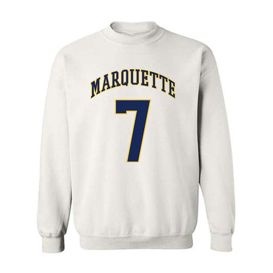 Marquette - NCAA Men's Basketball : Zaide Lowery - Replica Shersey Crewneck Sweatshirt-0