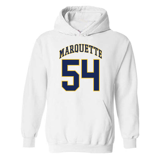 Marquette - NCAA Men's Basketball : Jake Ciardo - Replica Shersey Hooded Sweatshirt