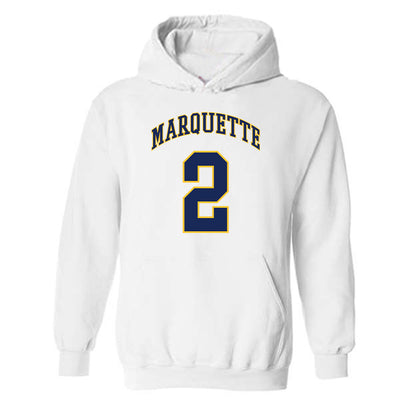 Marquette - NCAA Men's Basketball : Chase Ross - Replica Shersey Hooded Sweatshirt