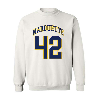 Marquette - NCAA Men's Basketball : Braeden Brenn - Replica Shersey Crewneck Sweatshirt-0