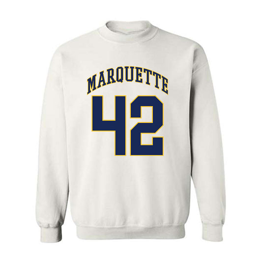 Marquette - NCAA Men's Basketball : Braeden Brenn - Replica Shersey Crewneck Sweatshirt-0