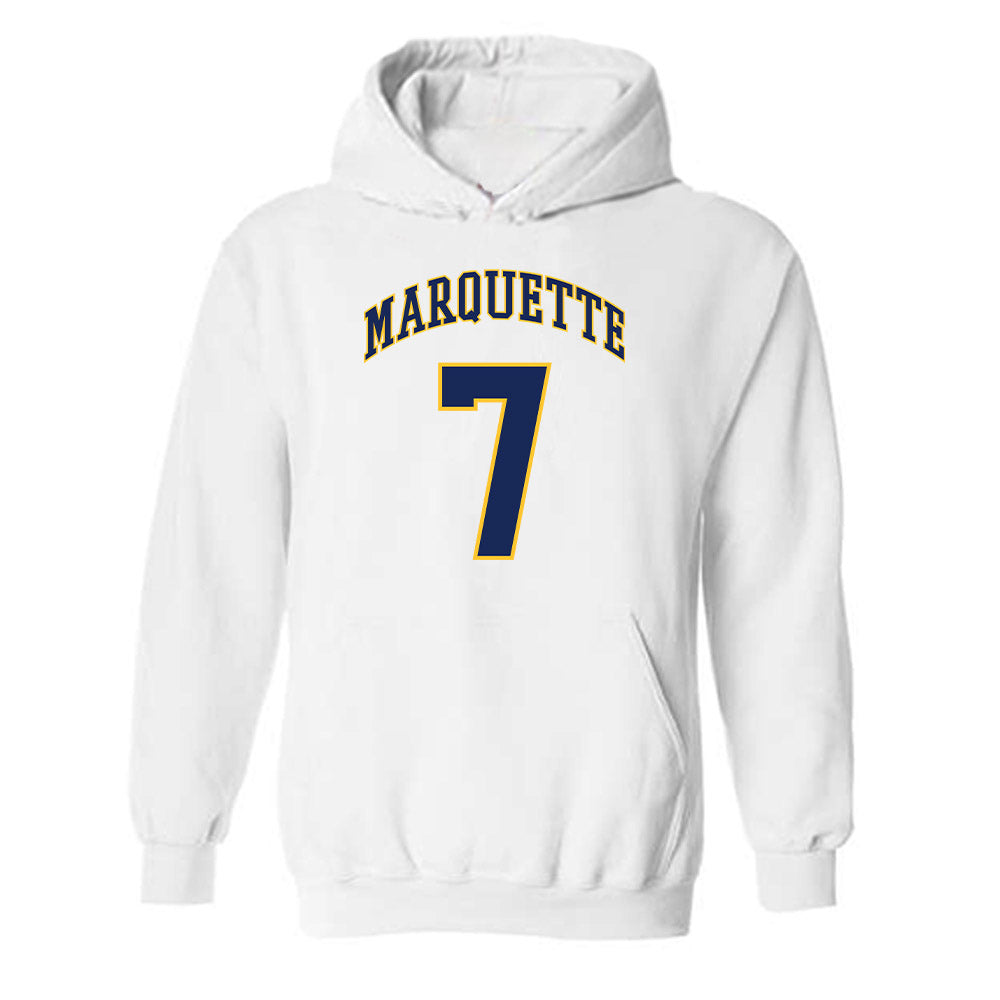 Marquette - NCAA Men's Basketball : Zaide Lowery - Replica Shersey Hooded Sweatshirt-0