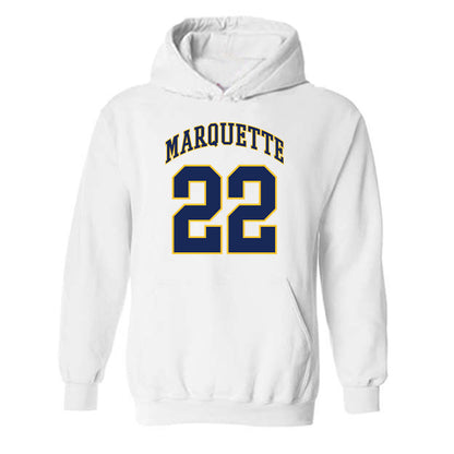 Marquette - NCAA Men's Basketball : Sean Jones - Replica Shersey Hooded Sweatshirt