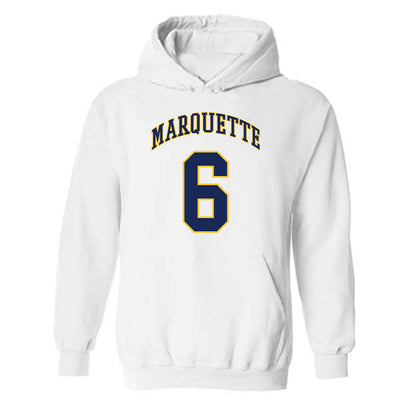 Marquette - NCAA Men's Basketball : Sheek Pearson - Replica Shersey Hooded Sweatshirt-0