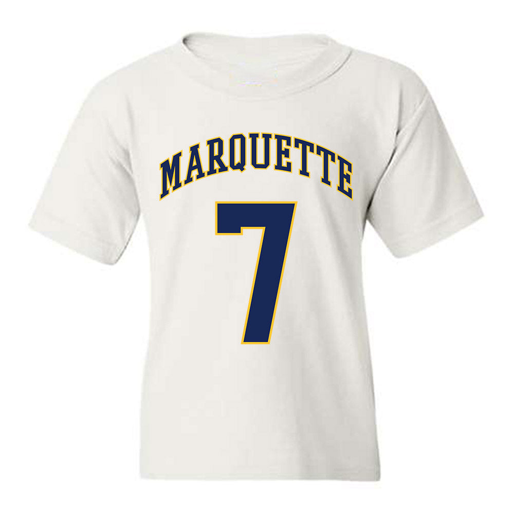 Marquette - NCAA Men's Basketball : Zaide Lowery - Replica Shersey Youth T-Shirt-0