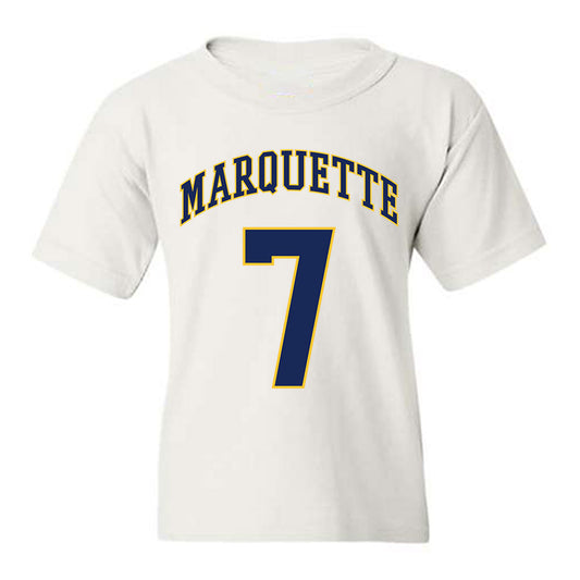 Marquette - NCAA Men's Basketball : Zaide Lowery - Replica Shersey Youth T-Shirt-0
