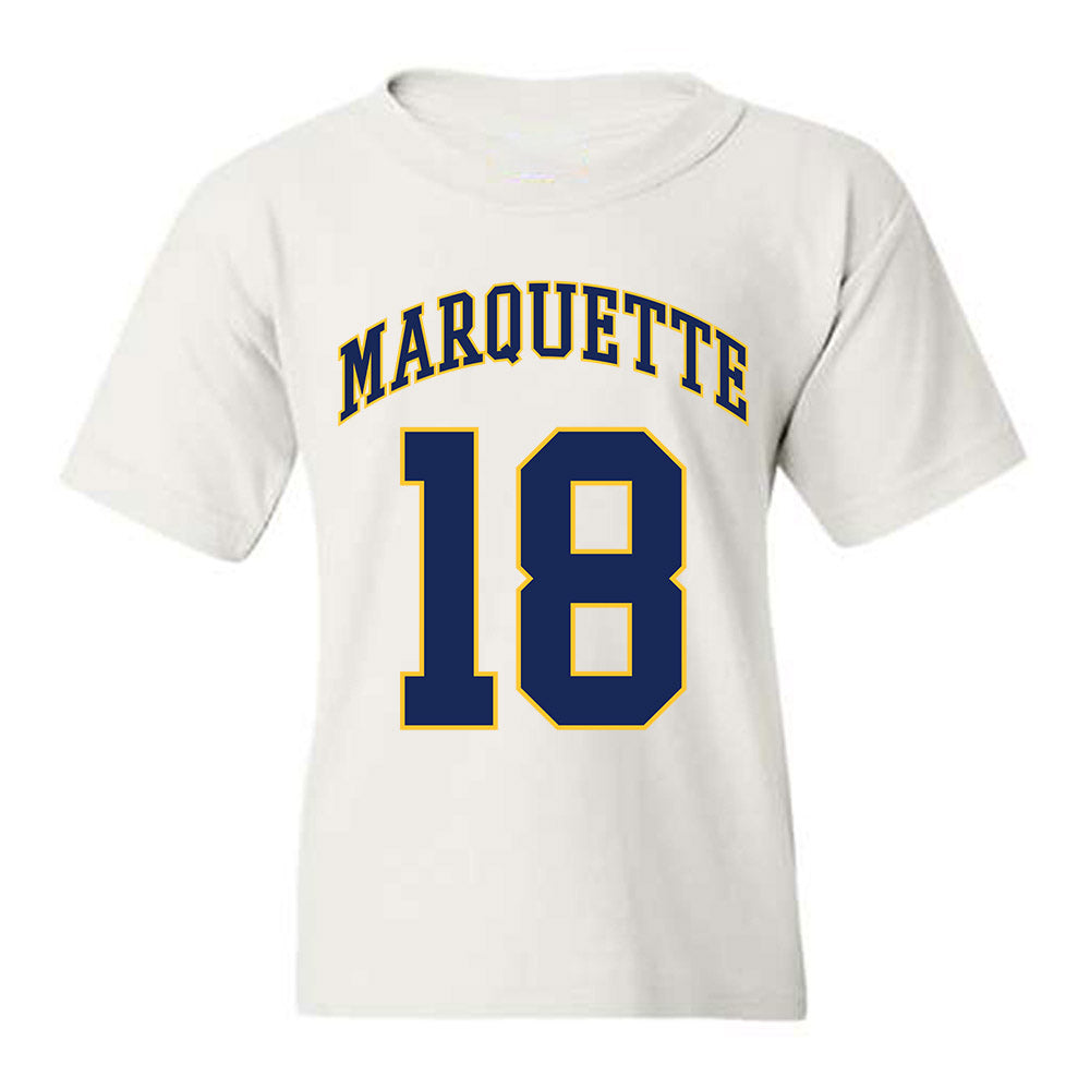 Marquette - NCAA Men's Basketball : Caedin Hamilton - Replica Shersey Youth T-Shirt-0