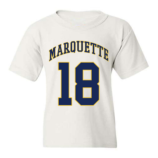 Marquette - NCAA Men's Basketball : Caedin Hamilton - Replica Shersey Youth T-Shirt-0