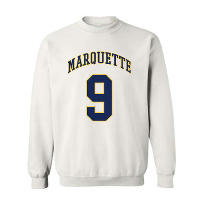 Marquette - NCAA Men's Basketball : Damarius Owens - Replica Shersey Crewneck Sweatshirt-0