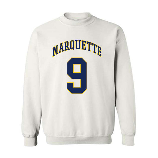 Marquette - NCAA Men's Basketball : Damarius Owens - Replica Shersey Crewneck Sweatshirt-0