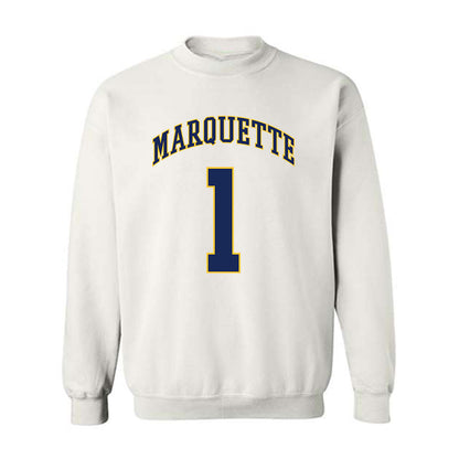 Marquette - NCAA Men's Basketball : Nash Walker - Replica Shersey Crewneck Sweatshirt-0