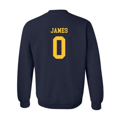 Marquette - NCAA Men's Basketball : Nigel James - Replica Shersey Crewneck Sweatshirt-1