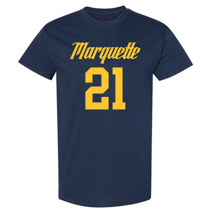 Marquette - NCAA Men's Basketball : Ian Miletic - Replica Shersey T-Shirt-0