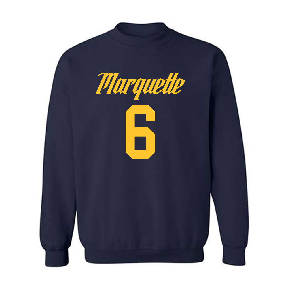 Marquette - NCAA Men's Basketball : Sheek Pearson - Replica Shersey Crewneck Sweatshirt-0