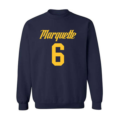 Marquette - NCAA Men's Basketball : Sheek Pearson - Replica Shersey Crewneck Sweatshirt-0