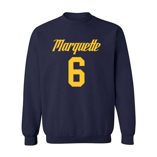 Marquette - NCAA Men's Basketball : Sheek Pearson - Replica Shersey Crewneck Sweatshirt-0