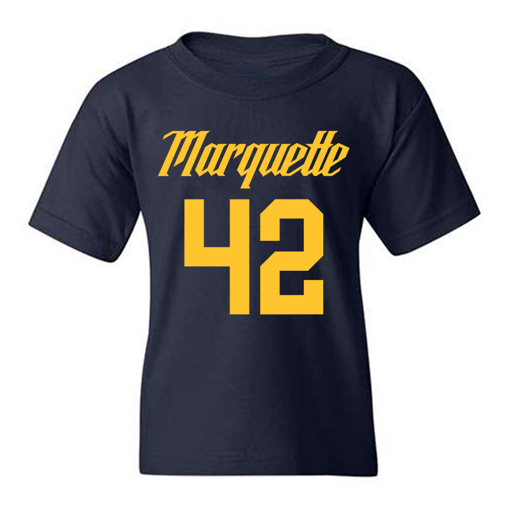 Marquette - NCAA Men's Basketball : Braeden Brenn - Replica Shersey Youth T-Shirt-0
