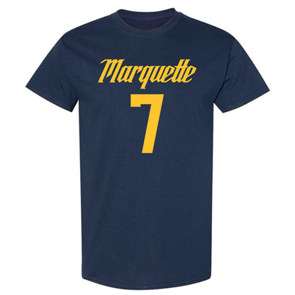Marquette - NCAA Men's Basketball : Zaide Lowery - Replica Shersey T-Shirt-0