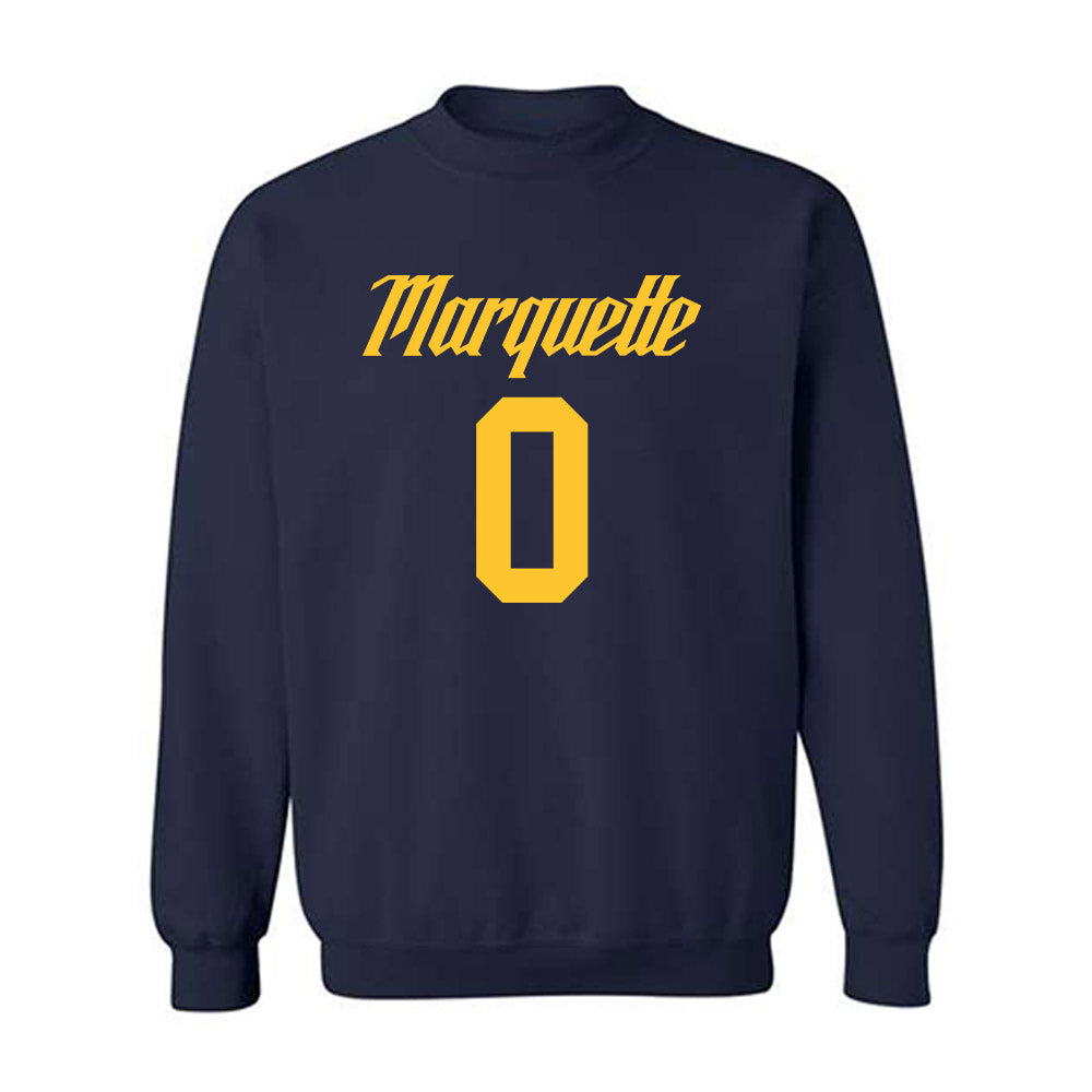 Marquette - NCAA Men's Basketball : Nigel James - Replica Shersey Crewneck Sweatshirt-0