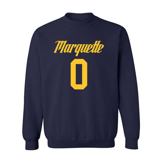 Marquette - NCAA Men's Basketball : Nigel James - Replica Shersey Crewneck Sweatshirt-0