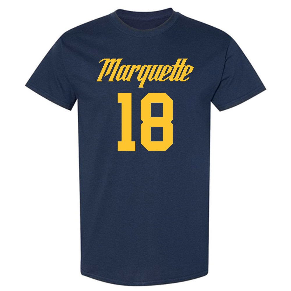 Marquette - NCAA Men's Basketball : Caedin Hamilton - Replica Shersey T-Shirt-0
