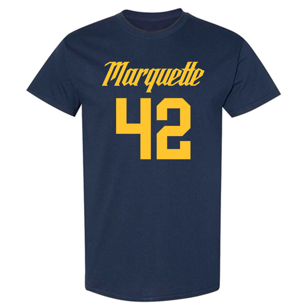 Marquette - NCAA Men's Basketball : Braeden Brenn - Replica Shersey T-Shirt-0