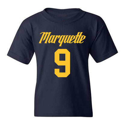 Marquette - NCAA Men's Basketball : Damarius Owens - Replica Shersey Youth T-Shirt-0