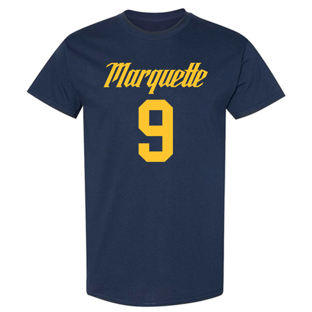 Marquette - NCAA Men's Basketball : Damarius Owens - Replica Shersey T-Shirt-0