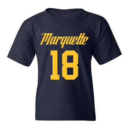 Marquette - NCAA Men's Basketball : Caedin Hamilton - Replica Shersey Youth T-Shirt-0