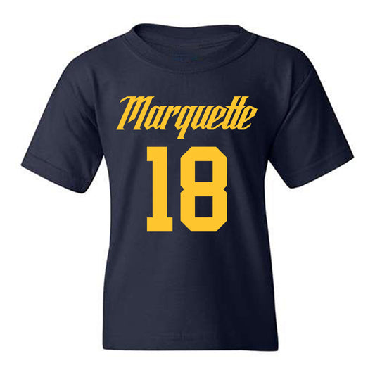 Marquette - NCAA Men's Basketball : Caedin Hamilton - Replica Shersey Youth T-Shirt-0