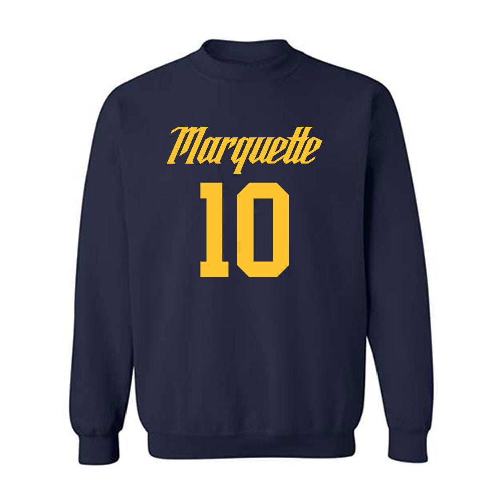 Marquette - NCAA Men's Basketball : Adrien Stevens - Replica Shersey Crewneck Sweatshirt-0
