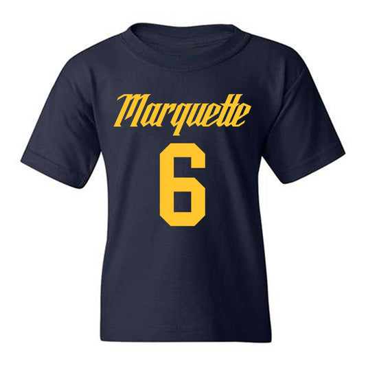 Marquette - NCAA Men's Basketball : Sheek Pearson - Replica Shersey Youth T-Shirt-0