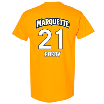 Marquette - NCAA Men's Soccer : Gabriel Rokov - Replica Shersey T-Shirt-1