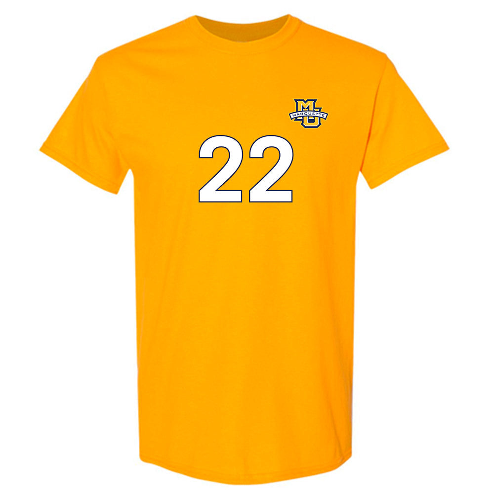 Marquette - NCAA Men's Soccer : Clayton Hamler - Replica Shersey T-Shirt-0