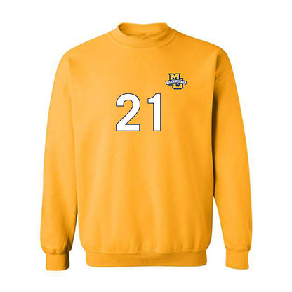 Marquette - NCAA Men's Soccer : Gabriel Rokov - Replica Shersey Crewneck Sweatshirt-0